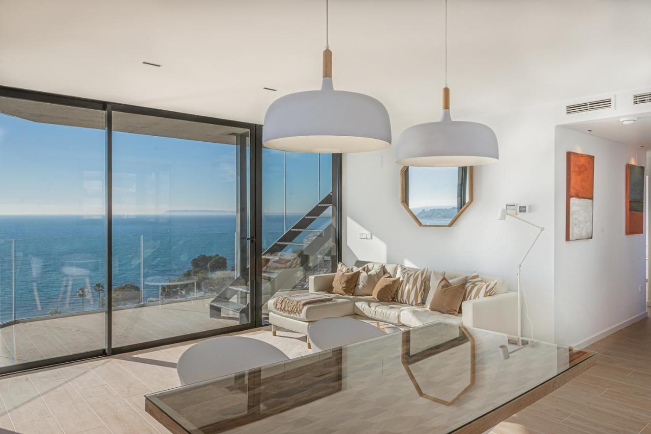 Modern Sea Front Jacuzzi Blue Sky Apartment Alicante Luaran gambar