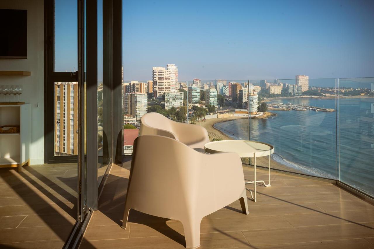 Modern Sea Front Jacuzzi Blue Sky Apartment Alicante Luaran gambar