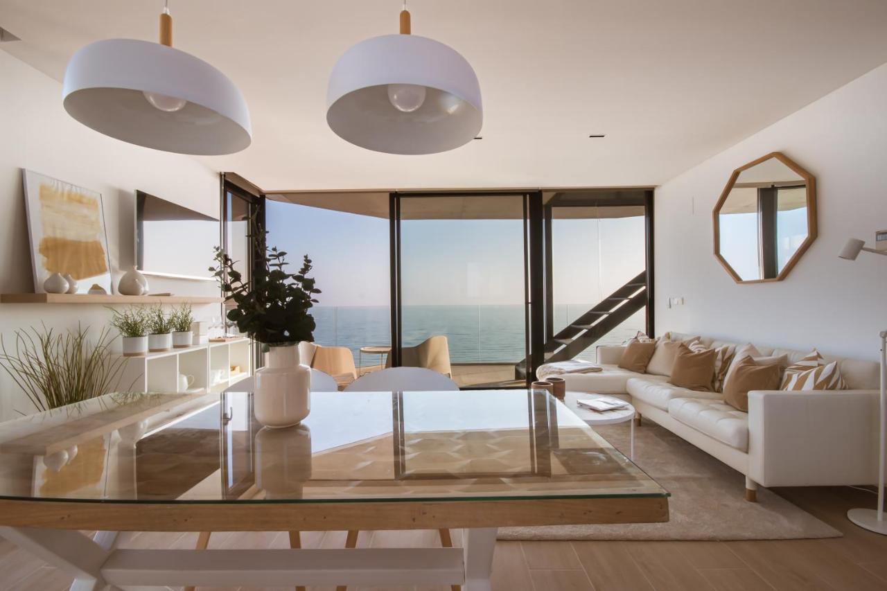 Modern Sea Front Jacuzzi Blue Sky Apartment Alicante Luaran gambar